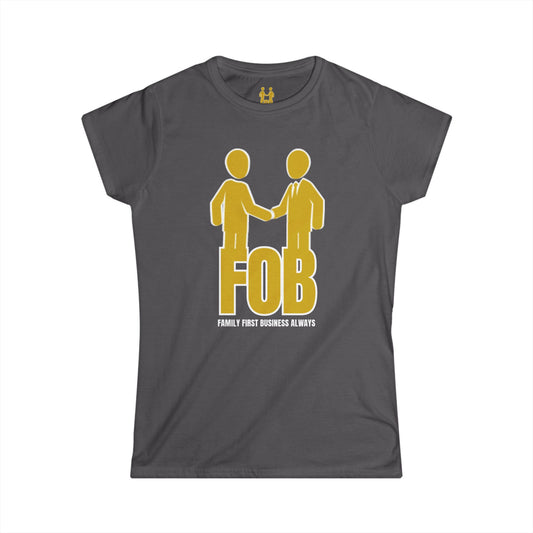 “FOB FFBA” Women's Softstyle Tee