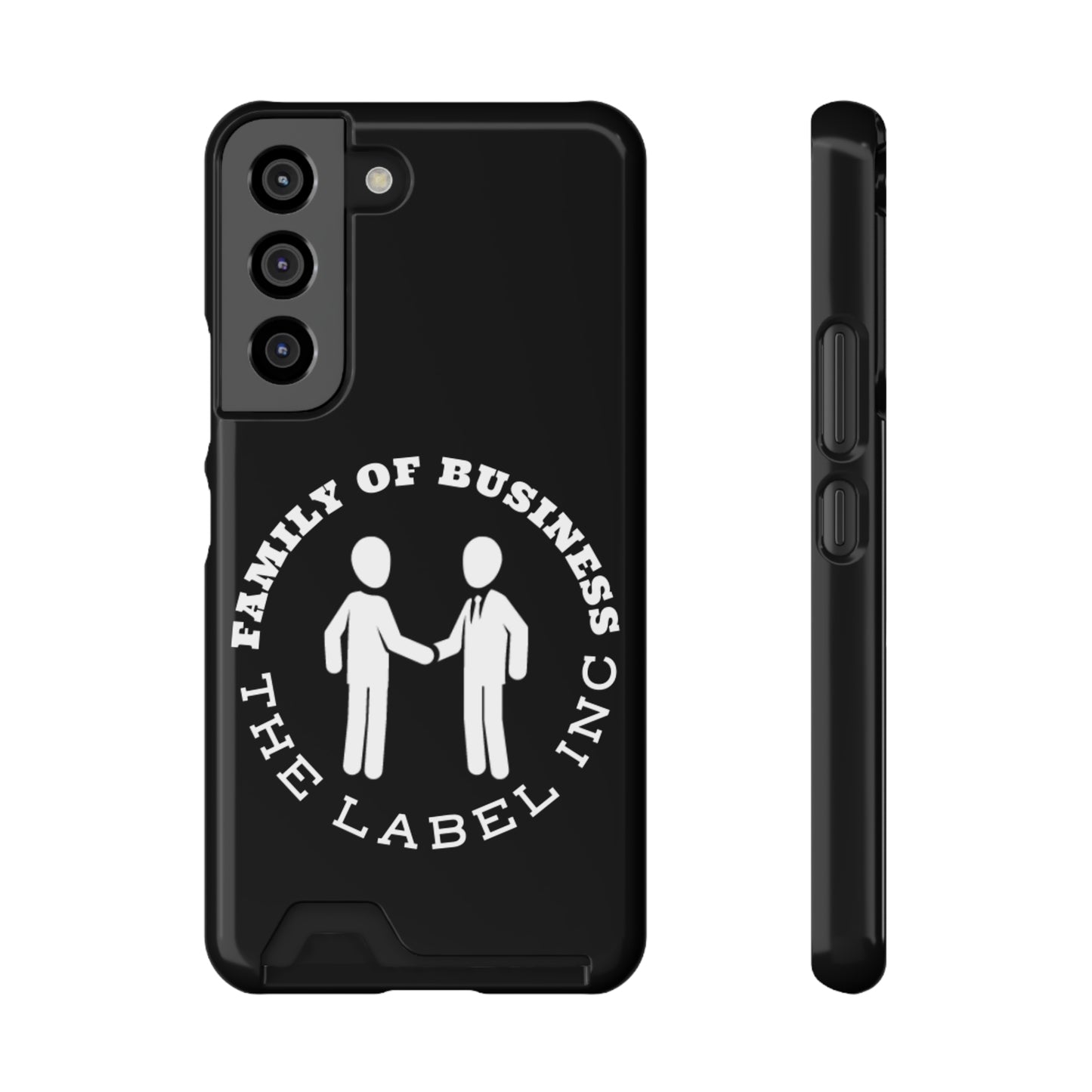 “FOB CIRCLE” IPhone/Galaxy Case With Card Holder