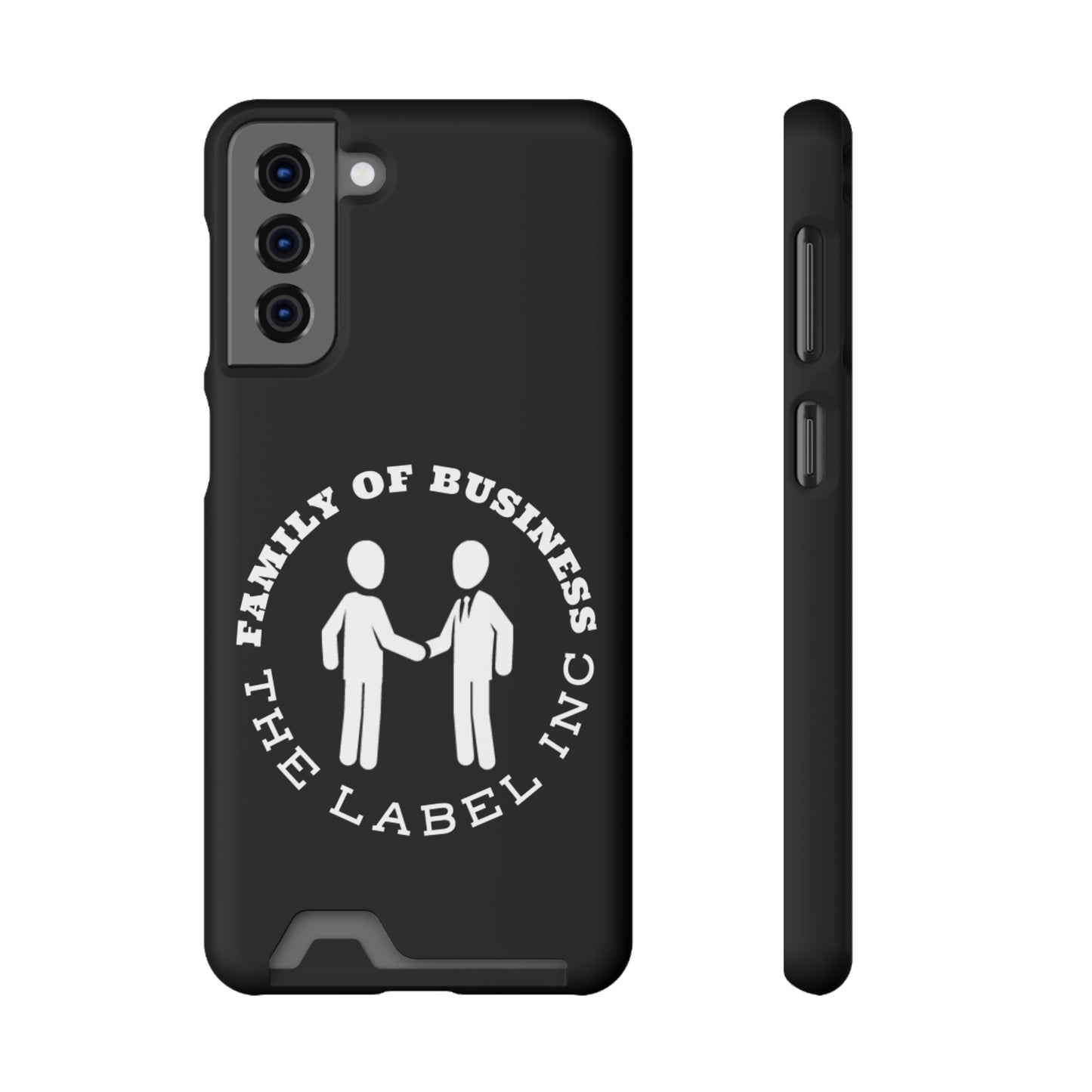 “FOB CIRCLE” IPhone/Galaxy Case With Card Holder