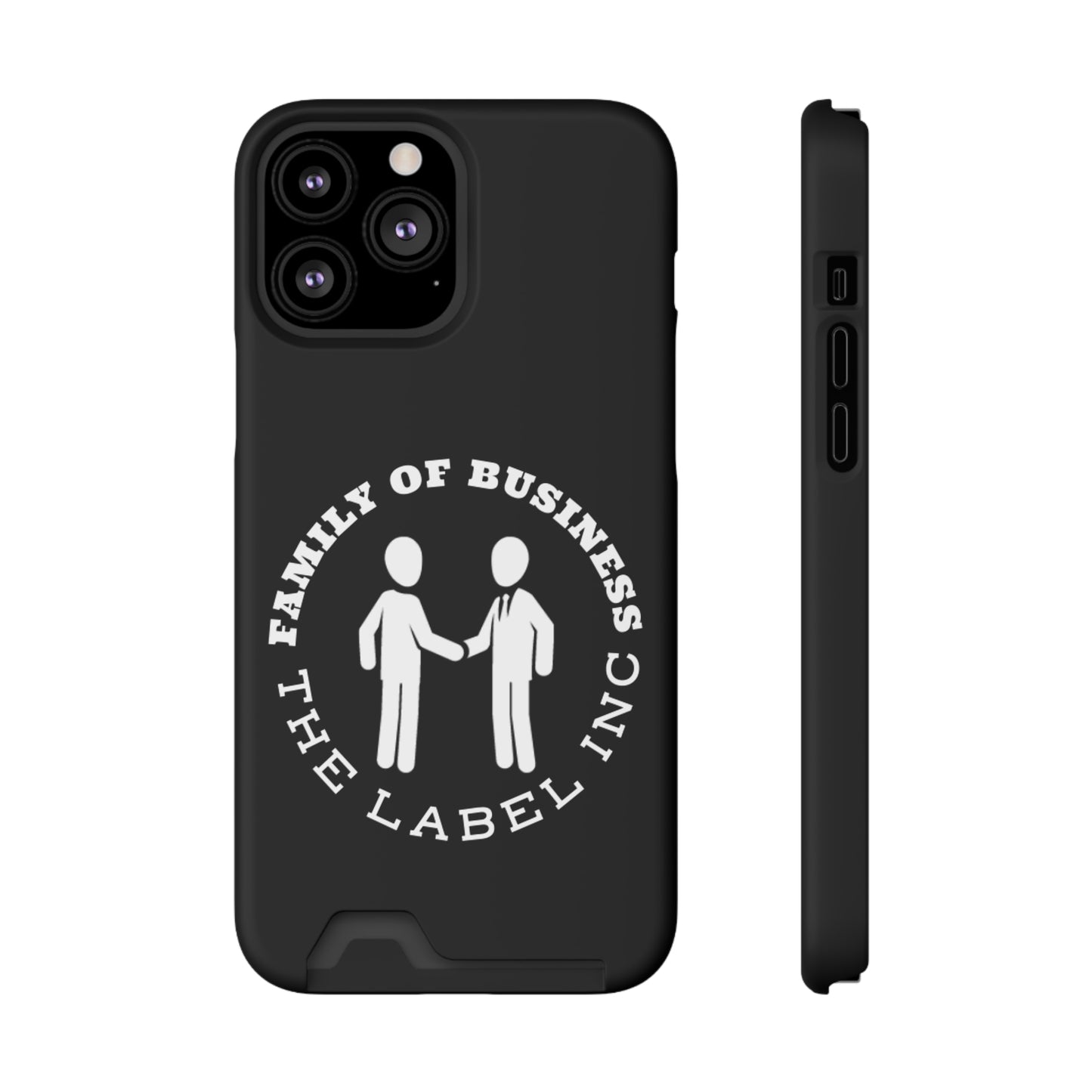 “FOB CIRCLE” IPhone/Galaxy Case With Card Holder