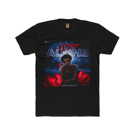 “Left Alone” Cotton Crew Tee