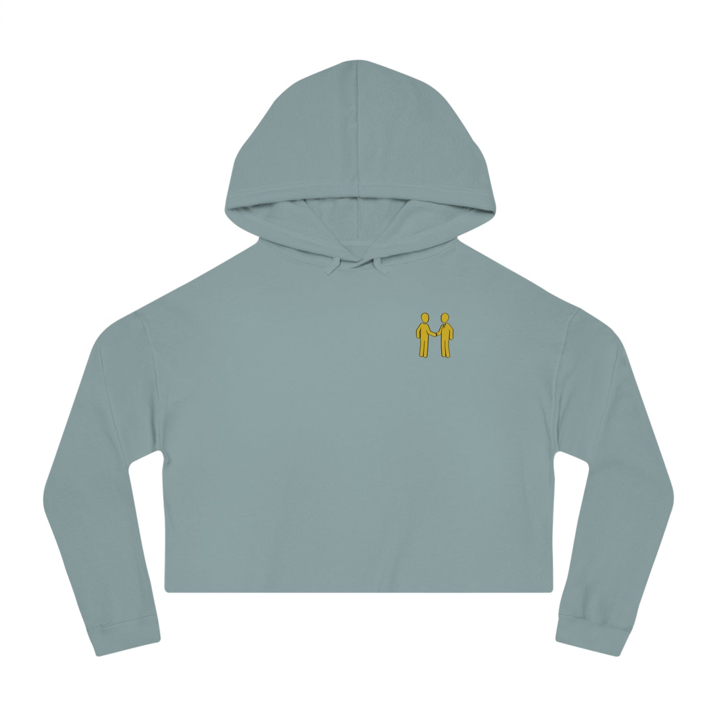 “FOB FFBA” Women’s Cropped Hooded Sweatshirt