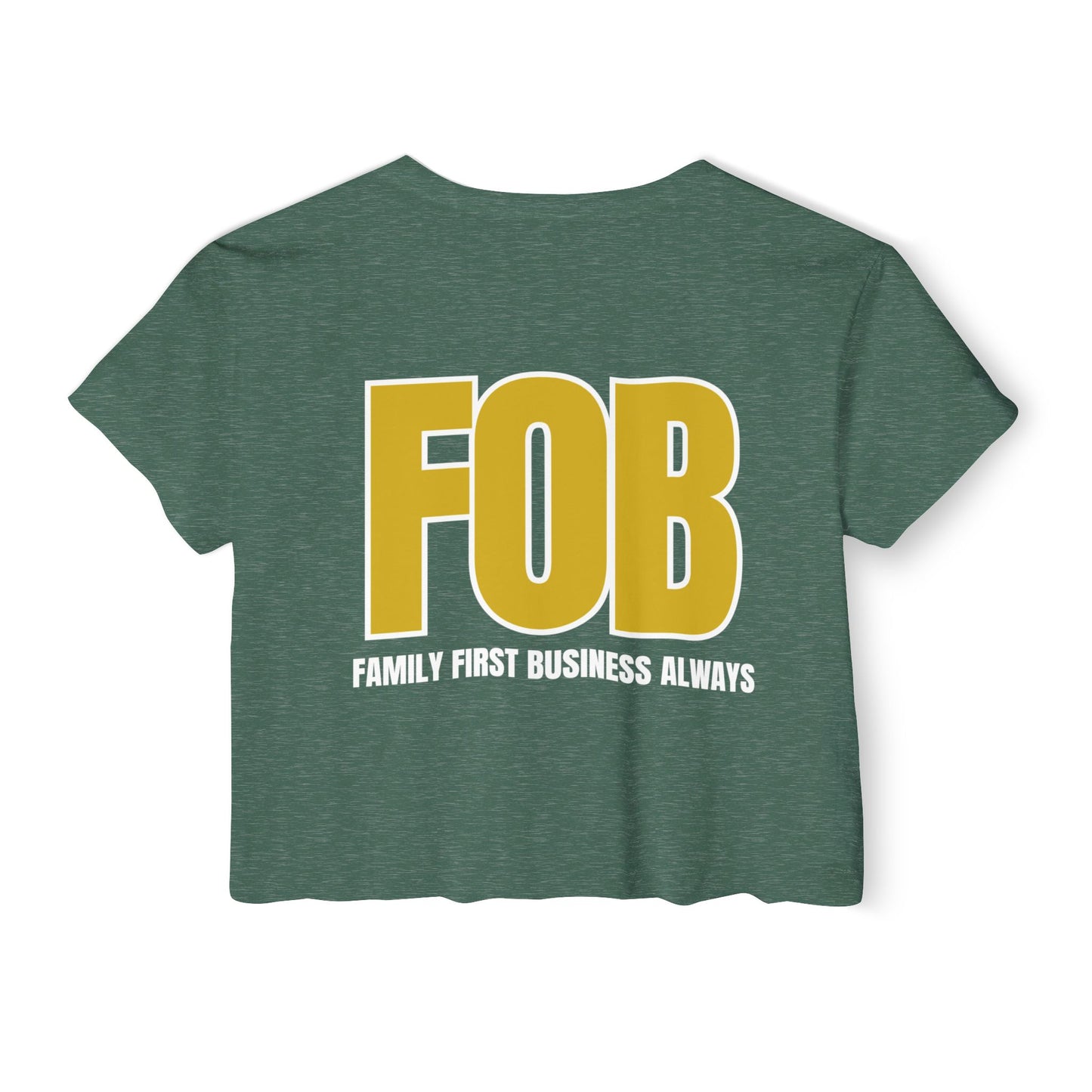 “FOB FFBA” Women's Crop Top