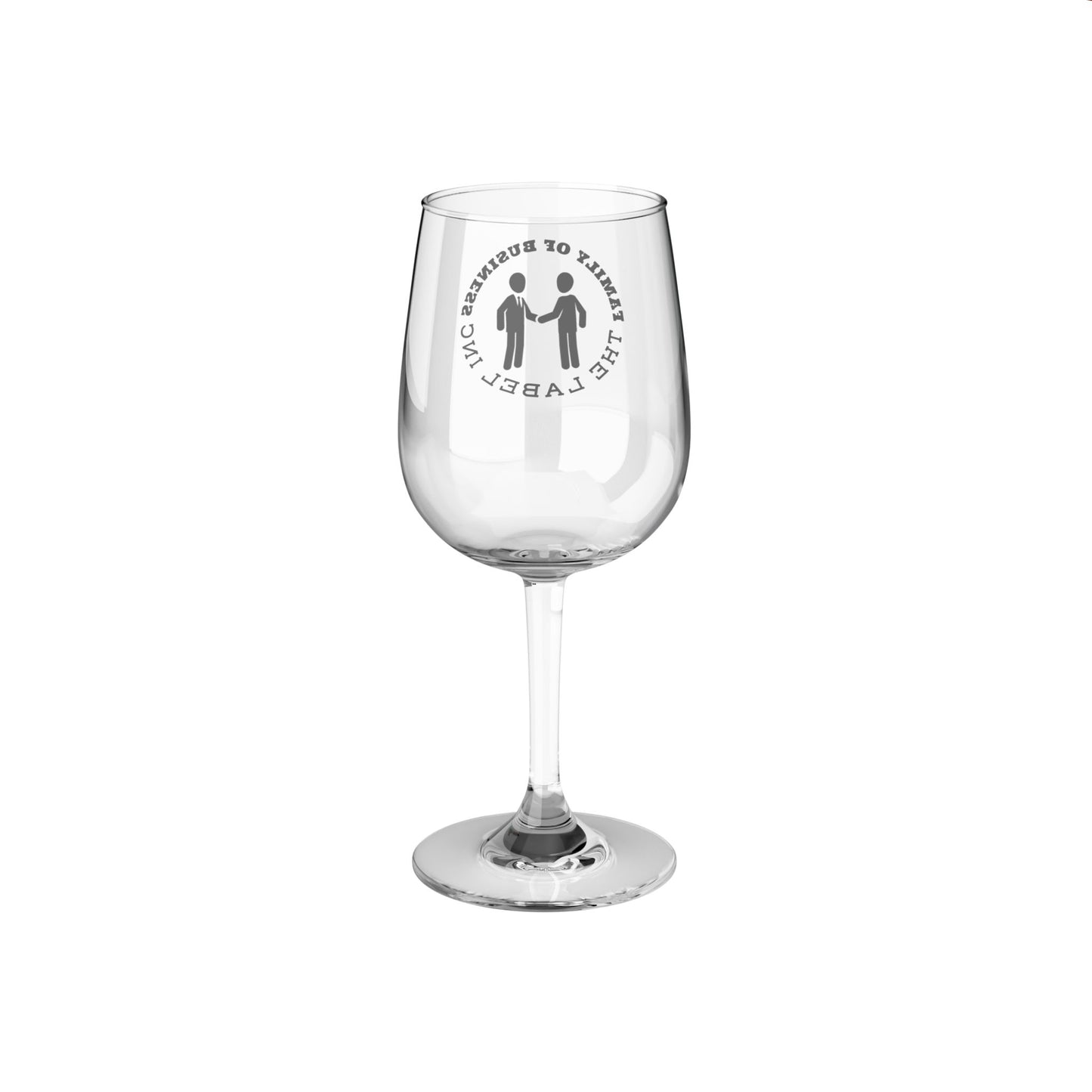 “FOB CIRCLE” Wine Glass, 12oz