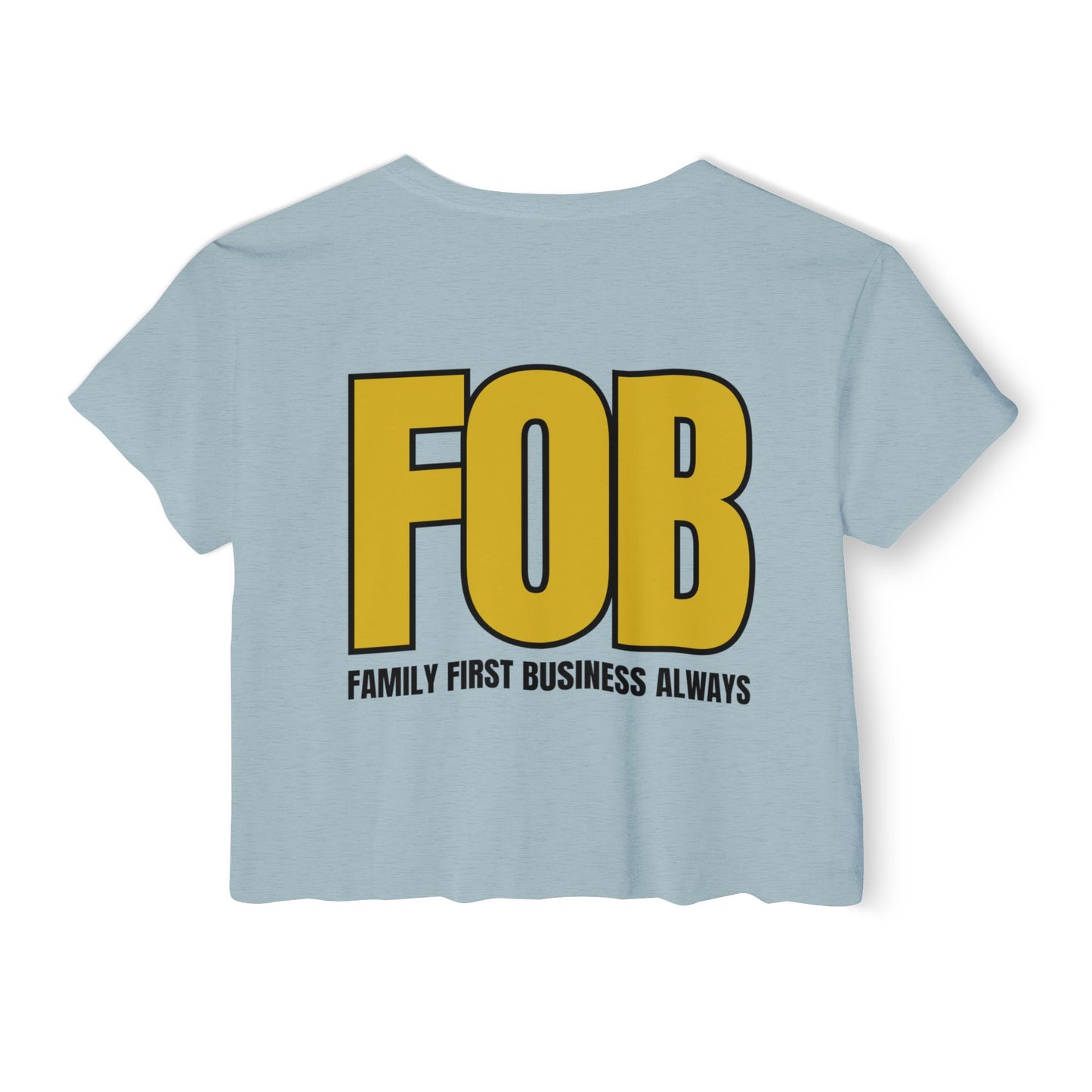 “FOB FFBA” Women's Crop Top