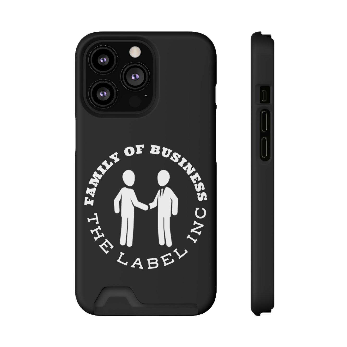 “FOB CIRCLE” IPhone/Galaxy Case With Card Holder