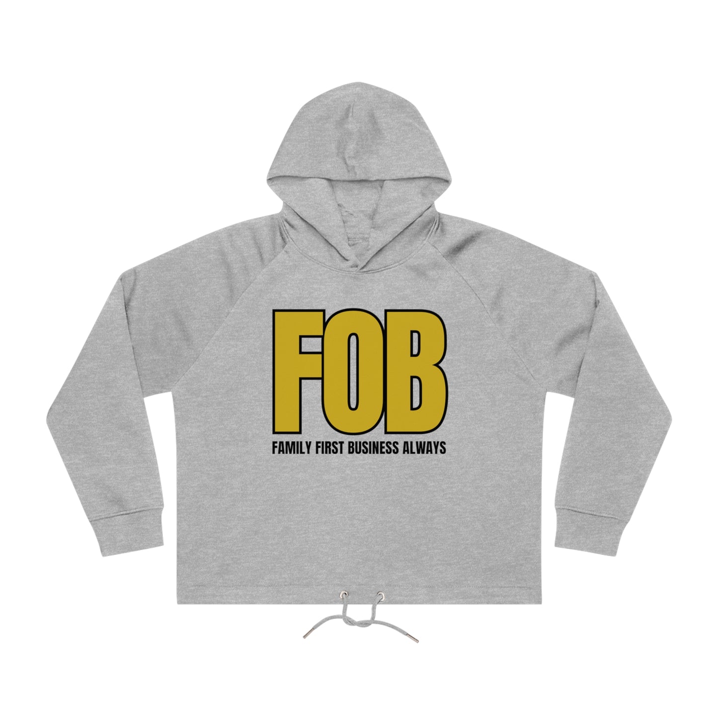 “FOB FFBA” Women's Bower Cropped Hoodie Sweatshirt