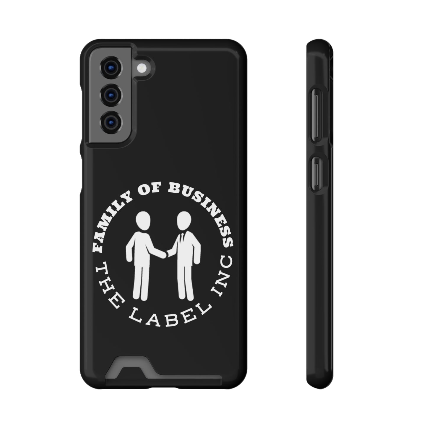 “FOB CIRCLE” IPhone/Galaxy Case With Card Holder