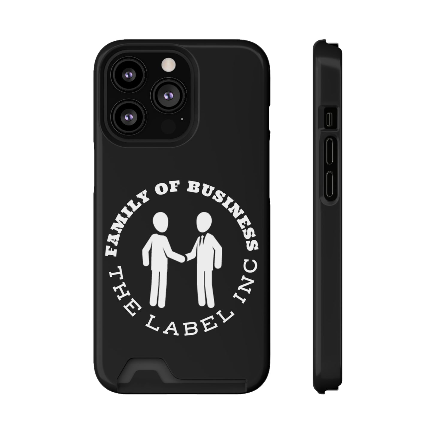 “FOB CIRCLE” IPhone/Galaxy Case With Card Holder