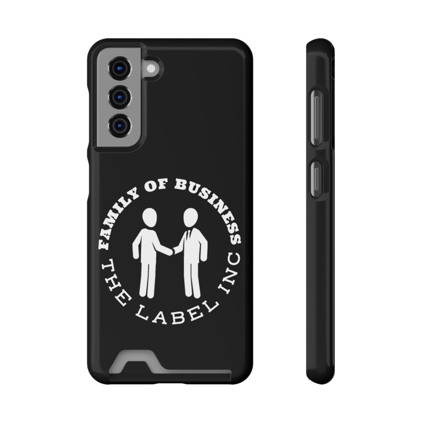 “FOB CIRCLE” IPhone/Galaxy Case With Card Holder