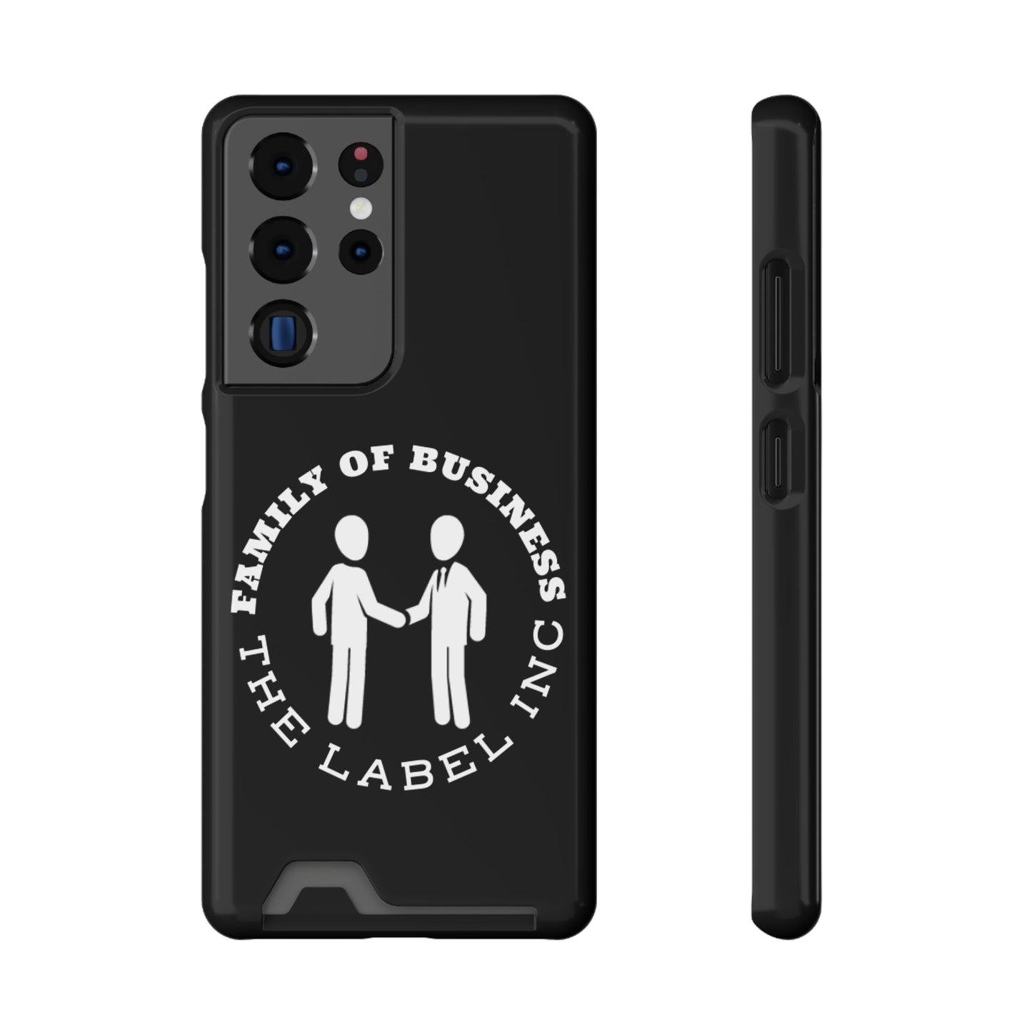 “FOB CIRCLE” IPhone/Galaxy Case With Card Holder