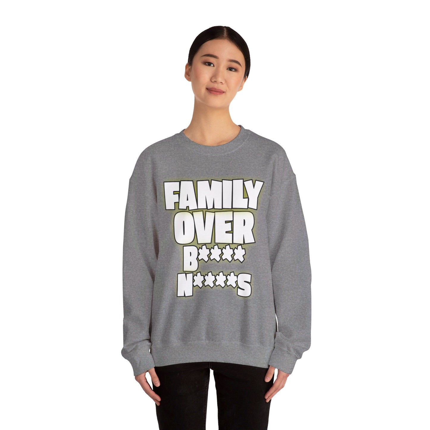 “FOB OVER EVERYTHING” Women’s Heavy Blend™ Crewneck Sweatshirt