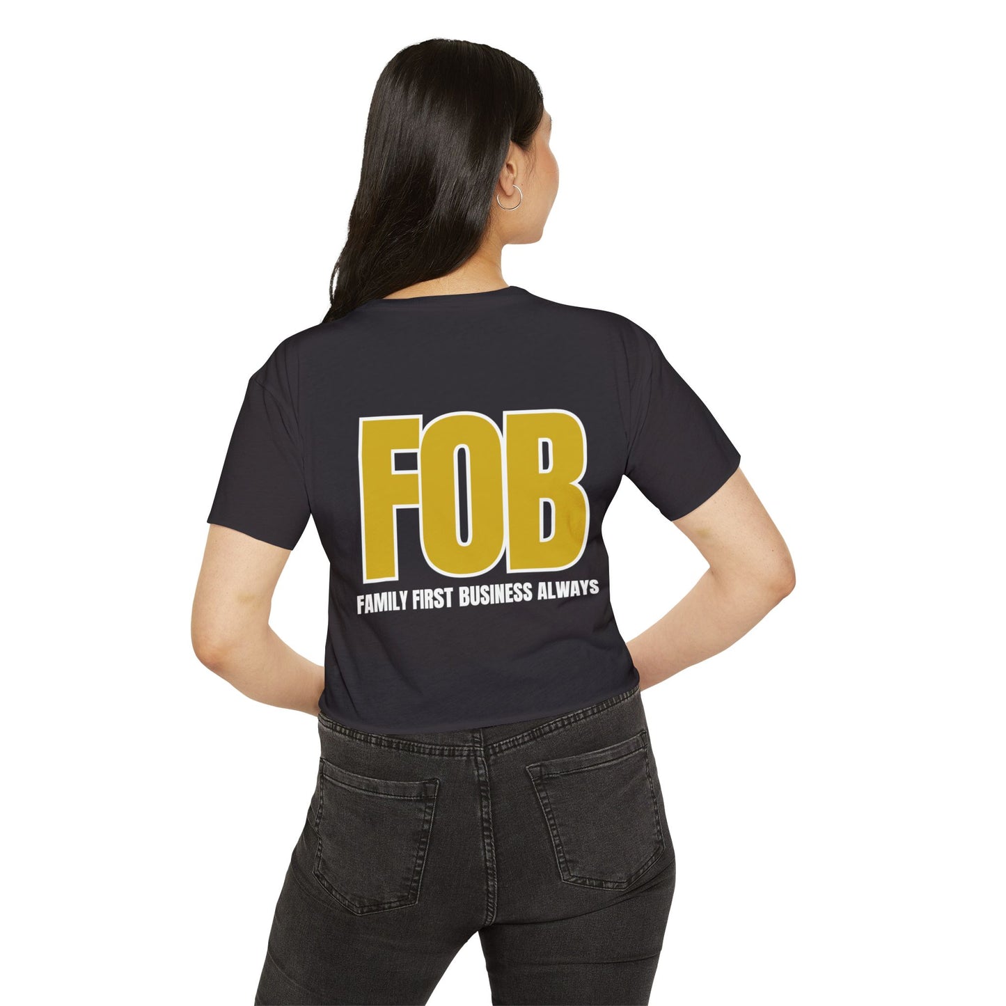 “FOB FFBA” Women's Crop Top