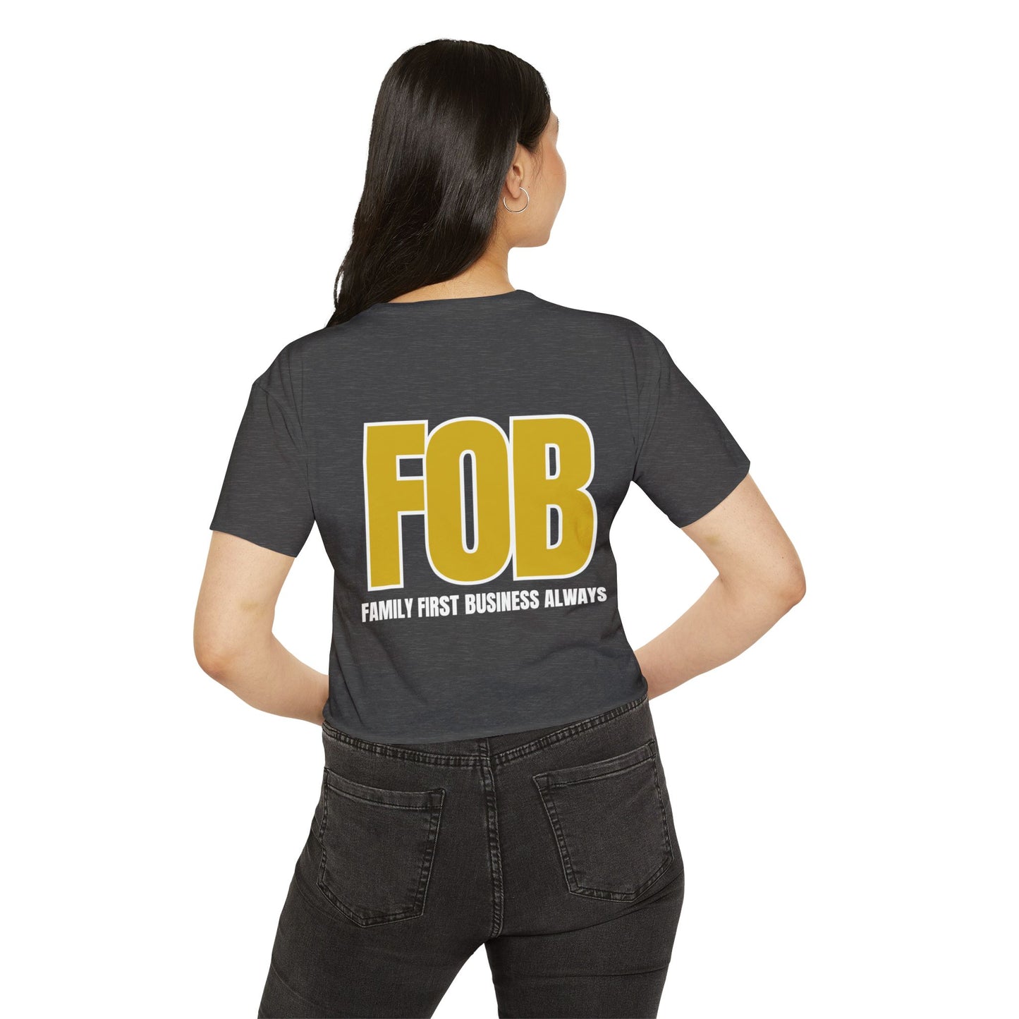 “FOB FFBA” Women's Crop Top