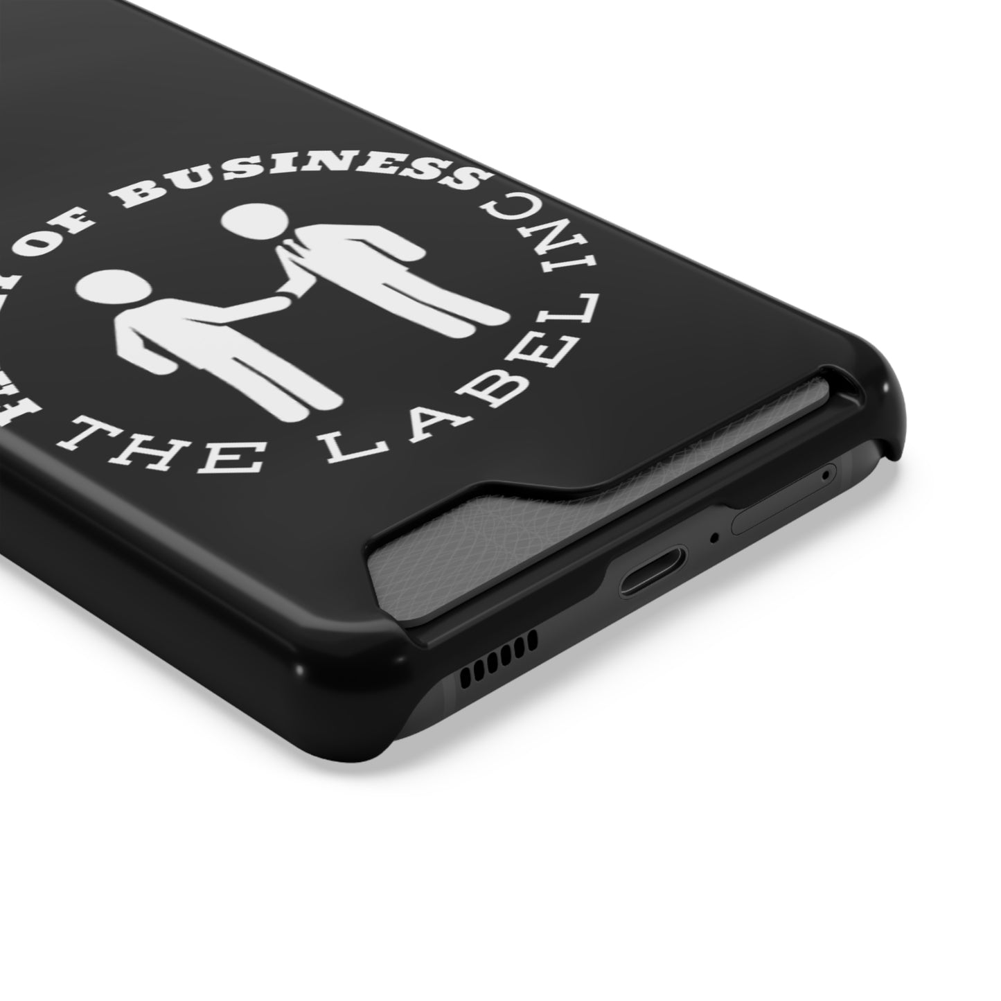 “FOB CIRCLE” IPhone/Galaxy Case With Card Holder