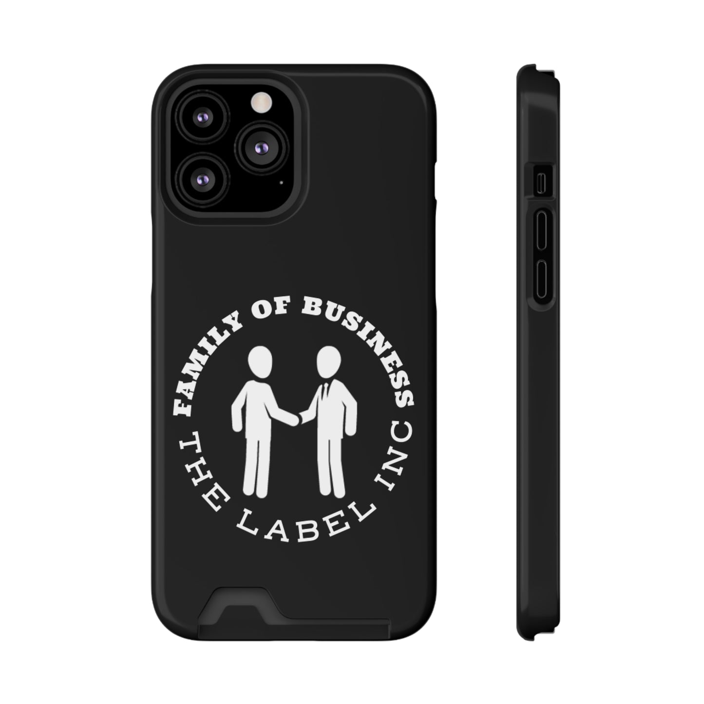 “FOB CIRCLE” IPhone/Galaxy Case With Card Holder