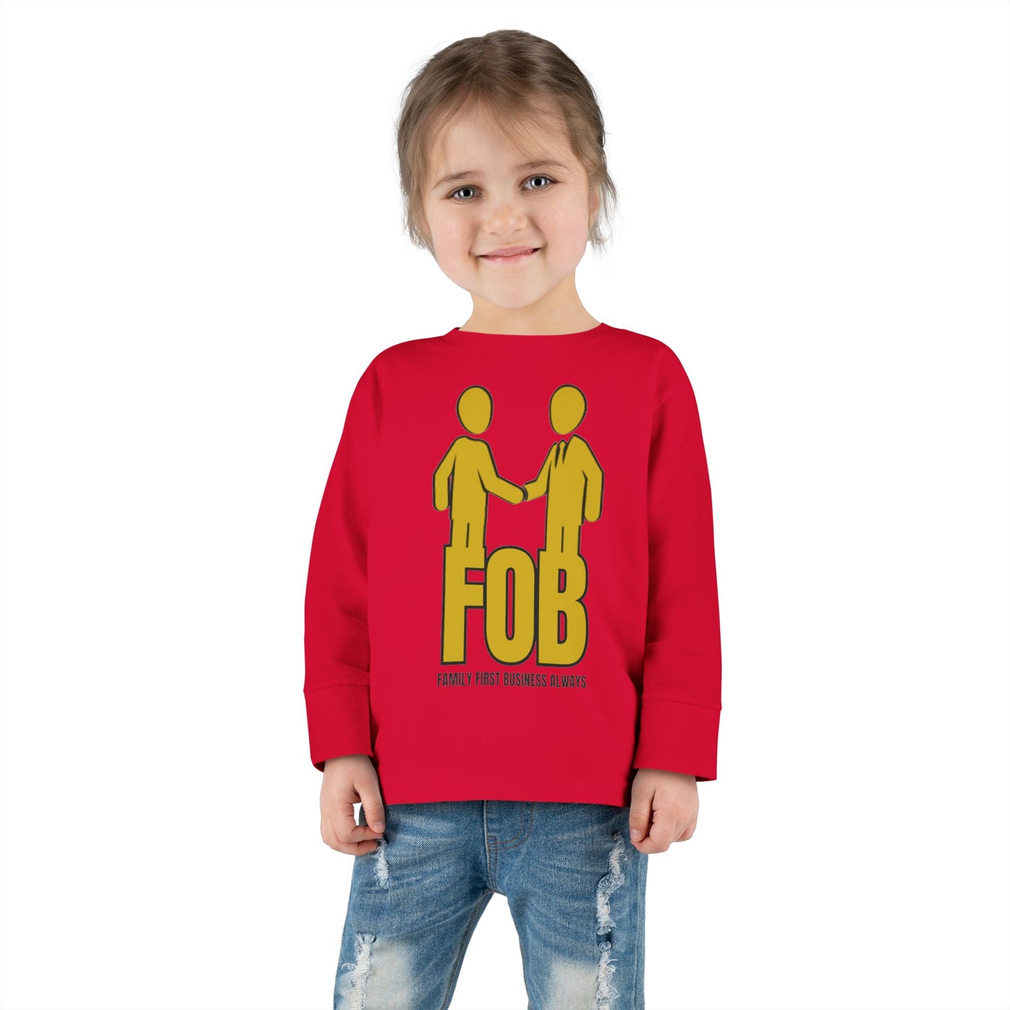 “FOB FFBA” Toddler Long Sleeve Tee