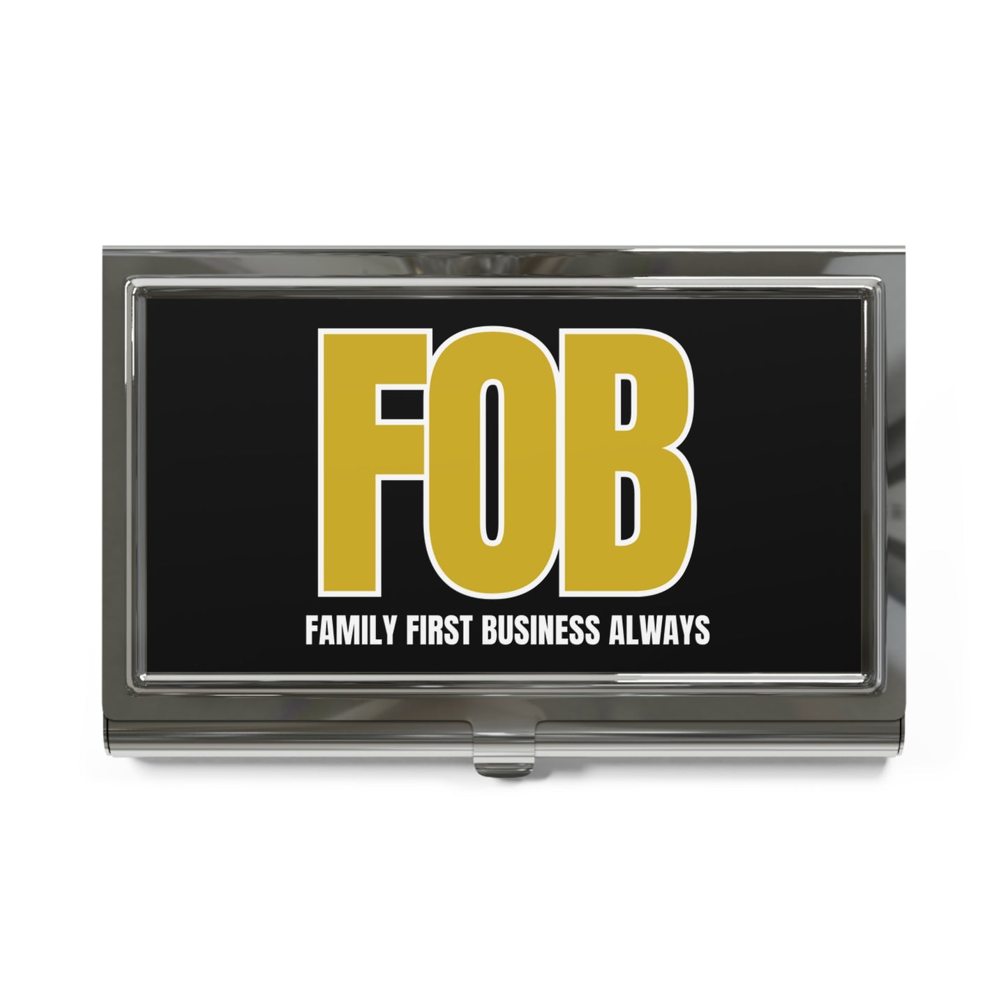 “FOB FFBA” Business Card Holder