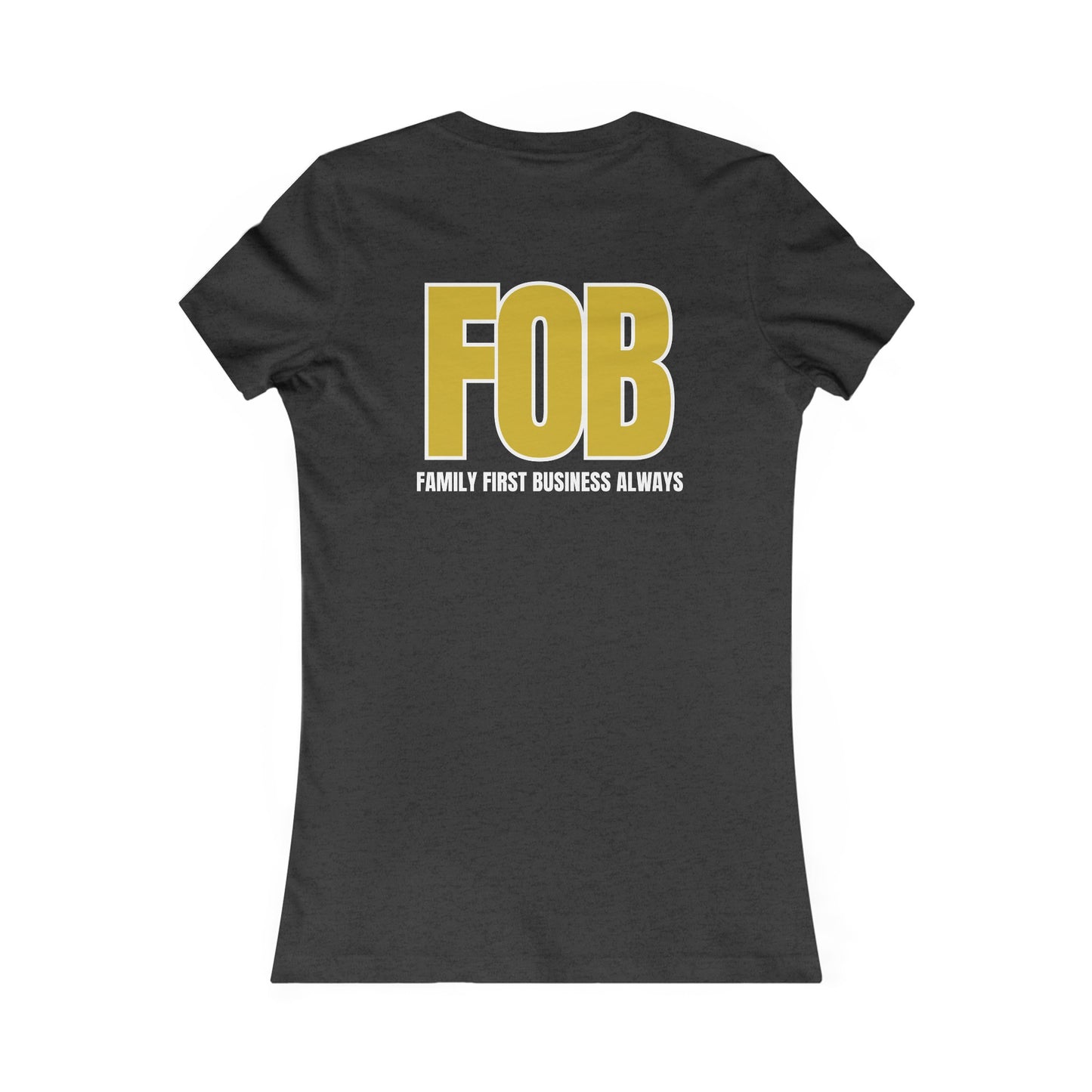 “FOB FFBA” Women's Light Fitted Tee