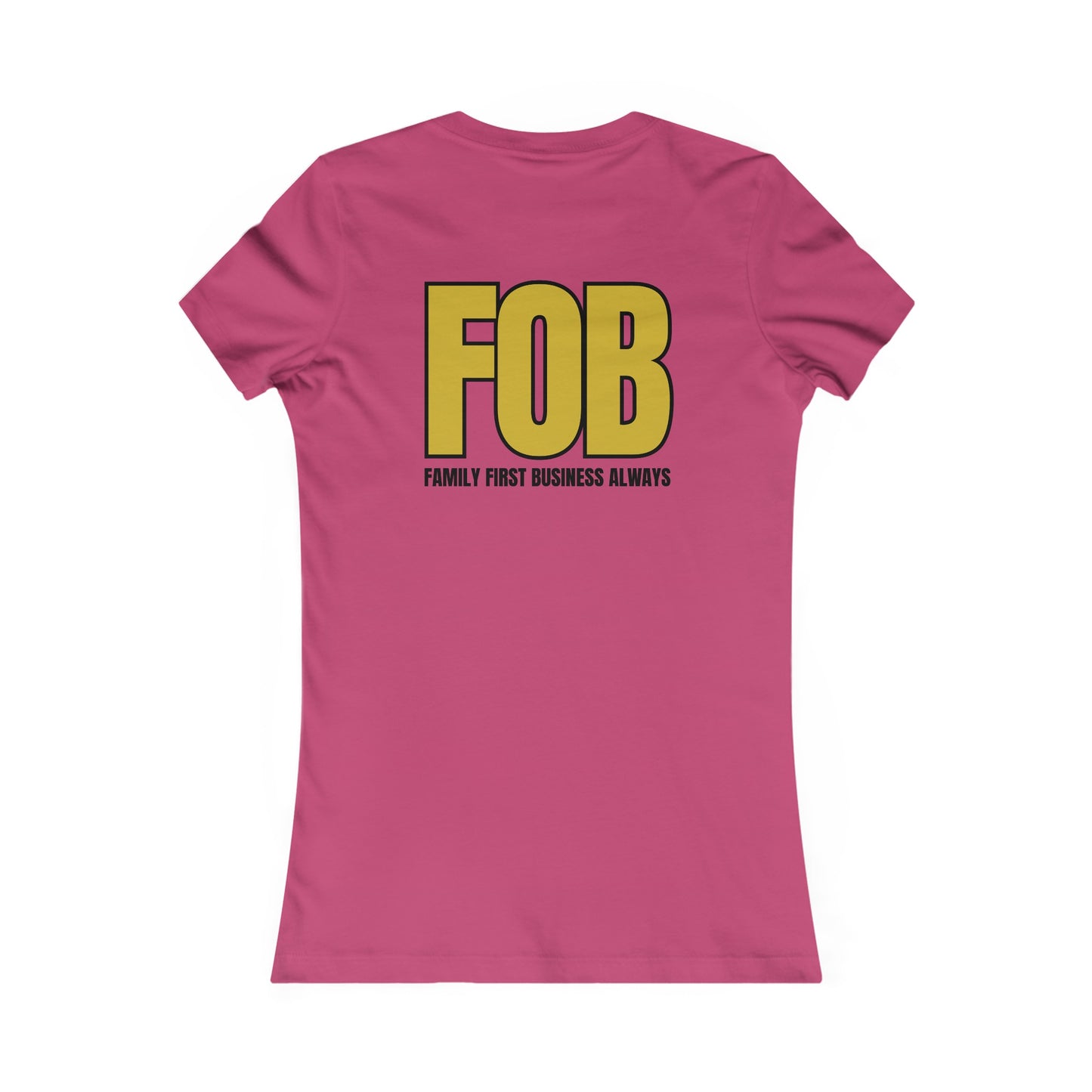 “FOB FFBA” Women's Light Fitted Tee