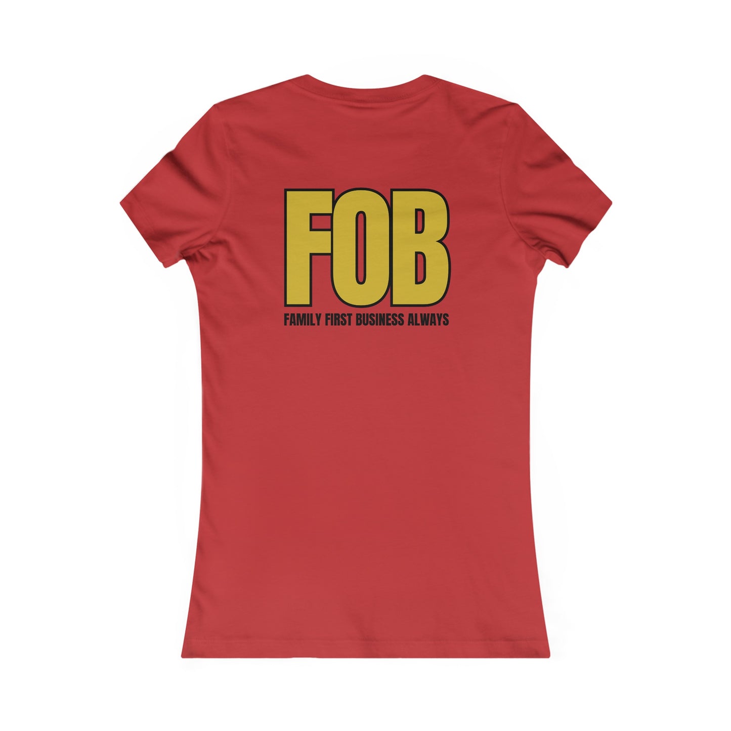 “FOB FFBA” Women's Light Fitted Tee