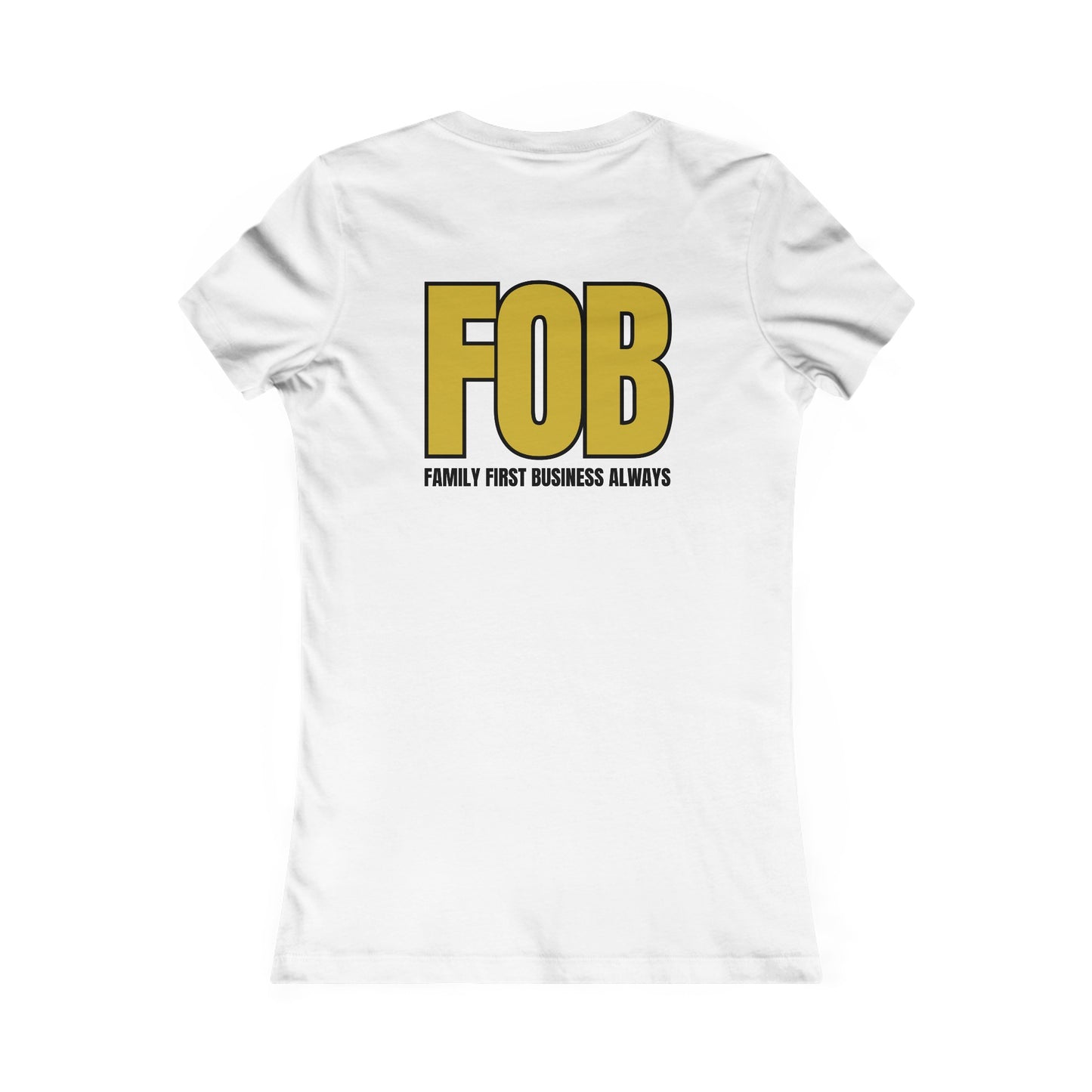 “FOB FFBA” Women's Light Fitted Tee