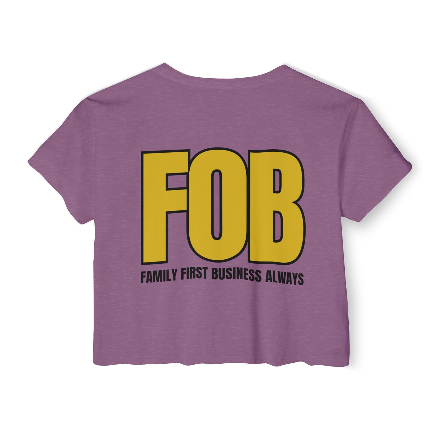 “FOB FFBA” Women's Crop Top