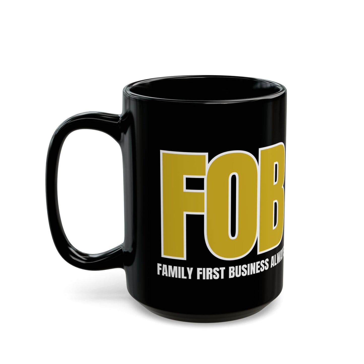 “FOB FFBA” Black Mug (11oz, 15oz)