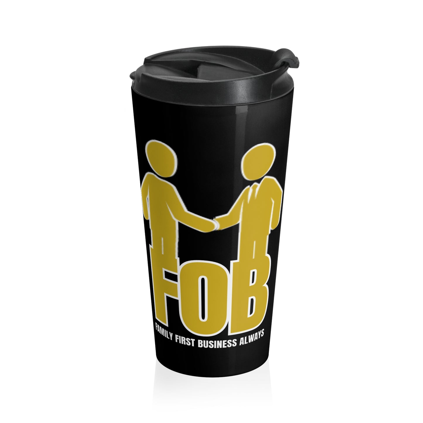 “FOB FFBA” Stainless Steel Travel Mug