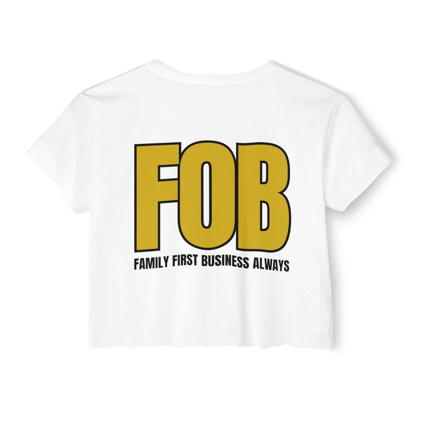 “FOB FFBA” Women's Crop Top