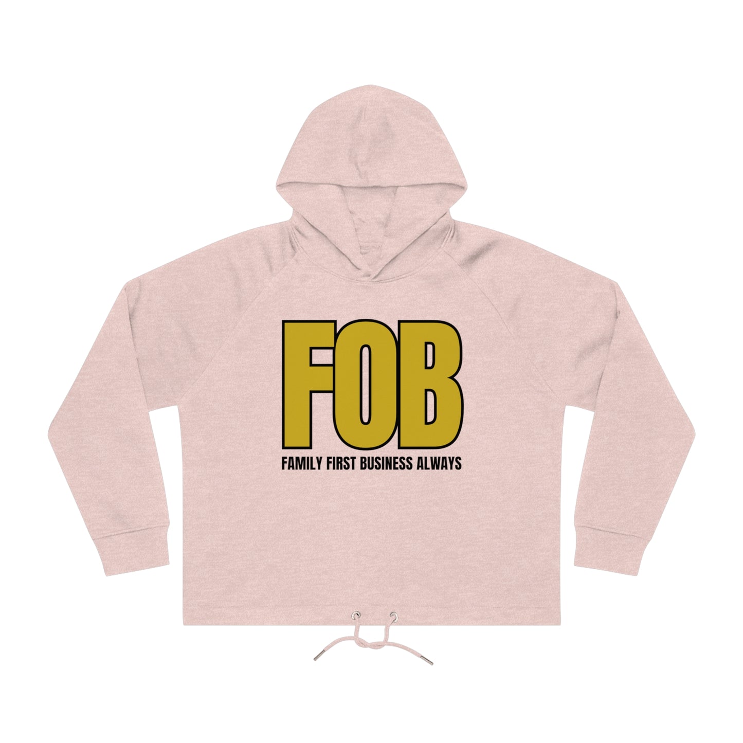 “FOB FFBA” Women's Bower Cropped Hoodie Sweatshirt