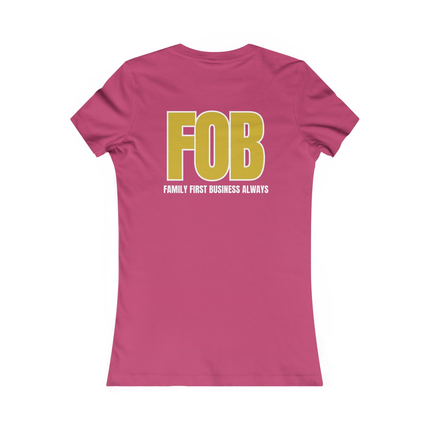 “FOB FFBA” Women's Light Fitted Tee