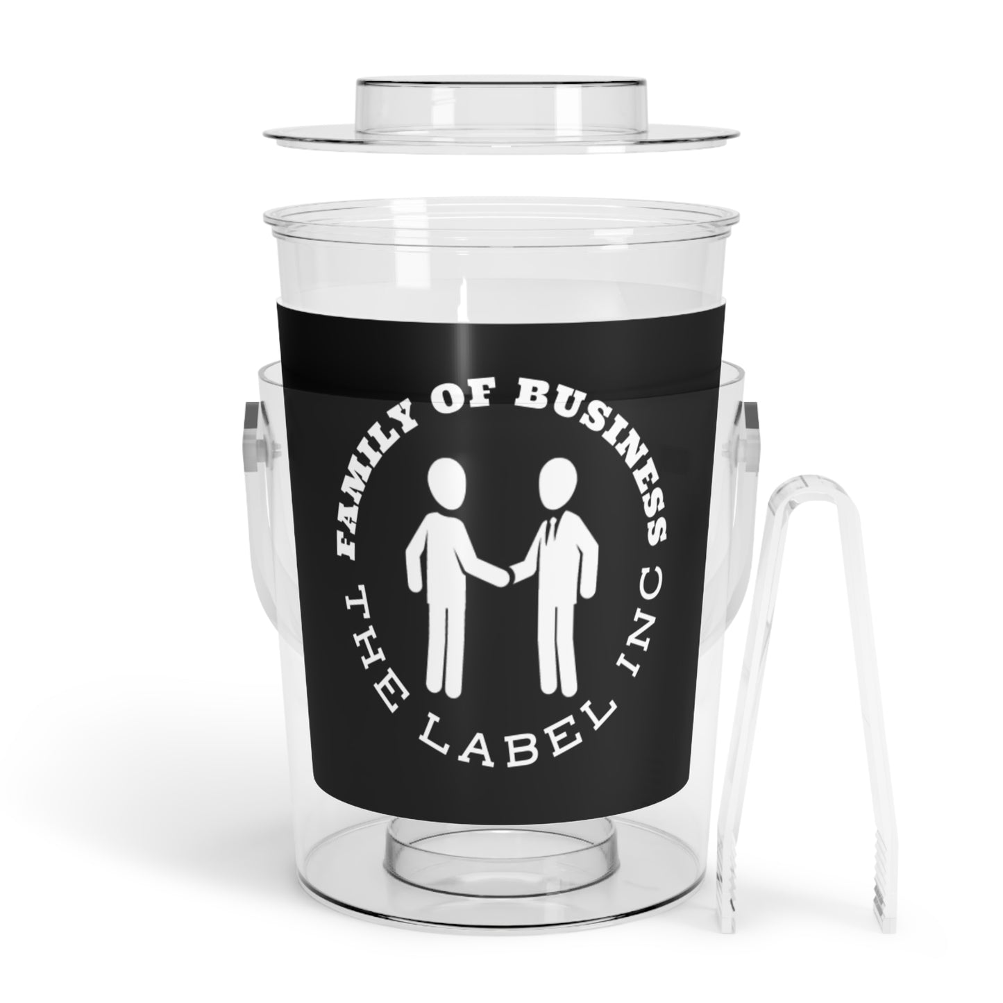 “FOB CIRCLE” Ice Bucket with Tongs