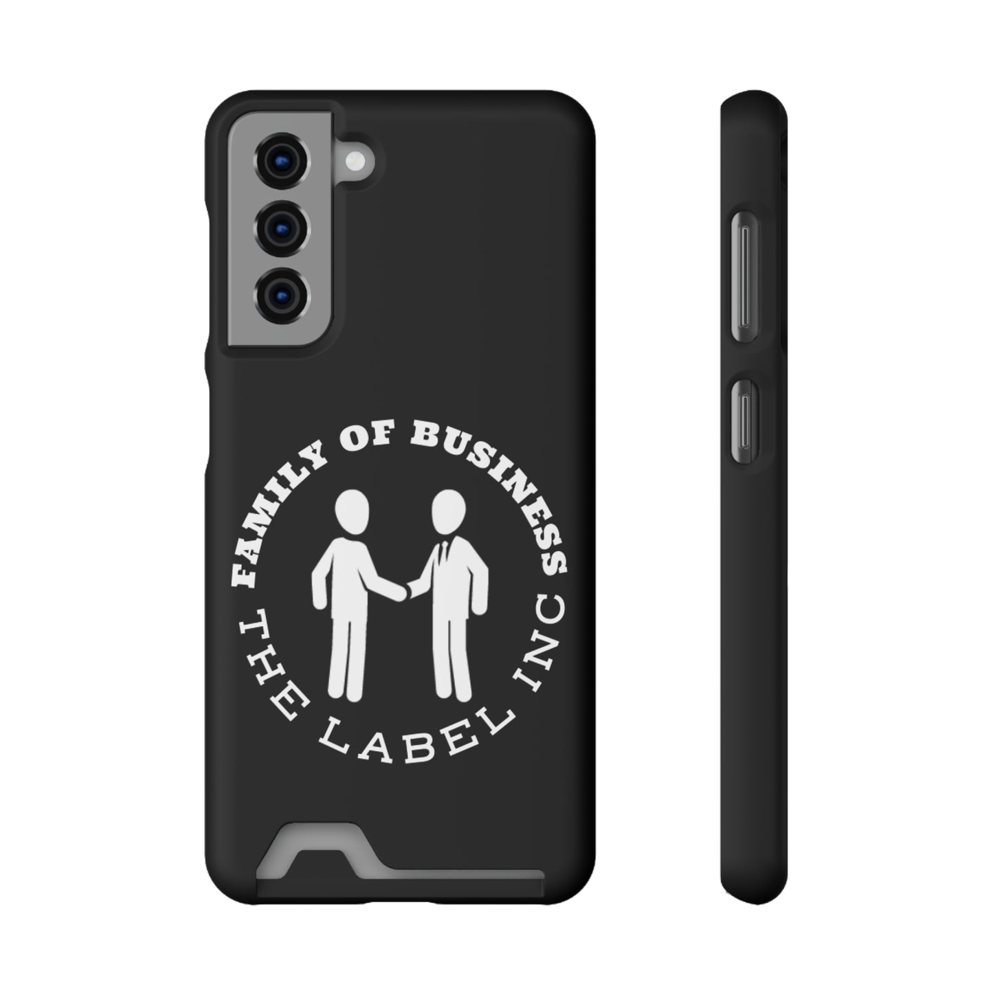 “FOB CIRCLE” IPhone/Galaxy Case With Card Holder