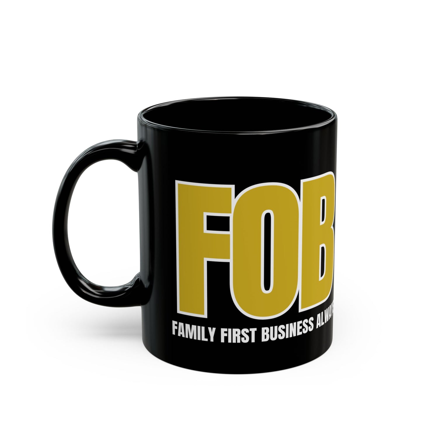 “FOB FFBA” Black Mug (11oz, 15oz)