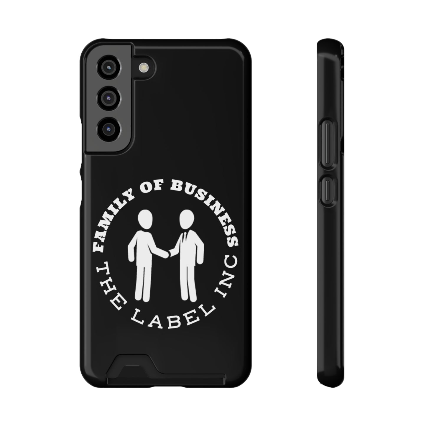 “FOB CIRCLE” IPhone/Galaxy Case With Card Holder