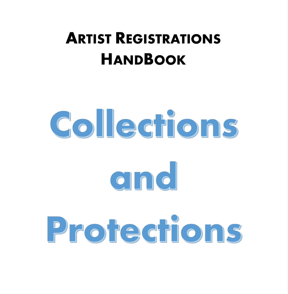 Artist Registration Handbook