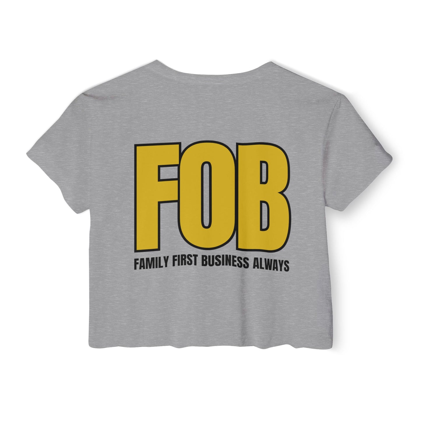 “FOB FFBA” Women's Crop Top